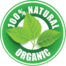 100% natural organic
